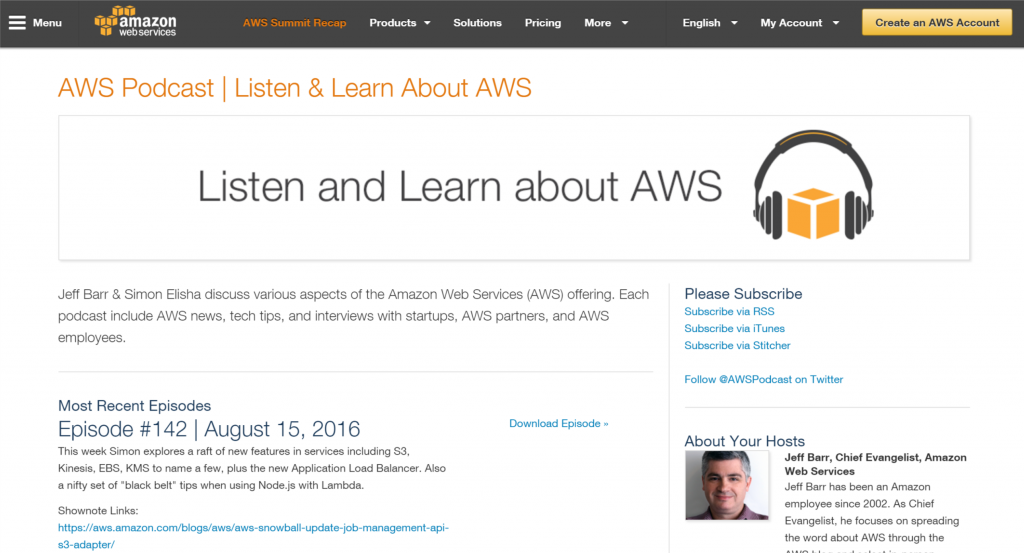 AWS Podcast